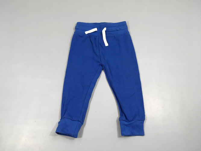 Pantalon de training bleu100% Coton, moins cher chez Petit Kiwi