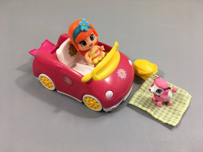 Pinypon-Voiture Pique-nique + 1 Figurine, moins cher chez Petit Kiwi