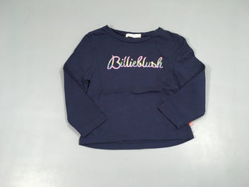 T-shirt m.l bleu foncé Billieblush texturé