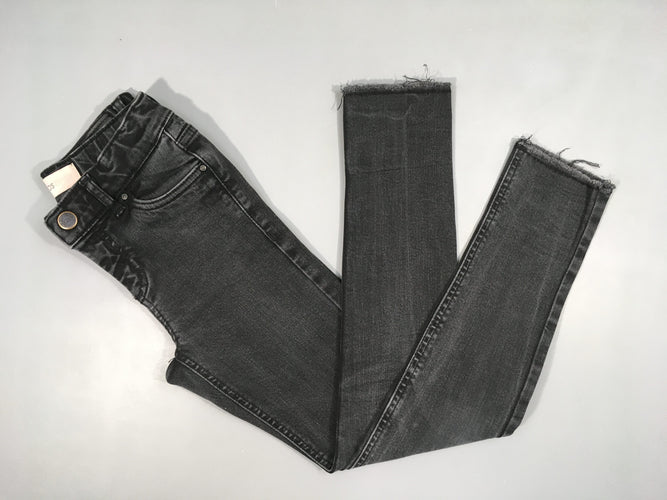 Jeans noir effet effiloché bas, moins cher chez Petit Kiwi