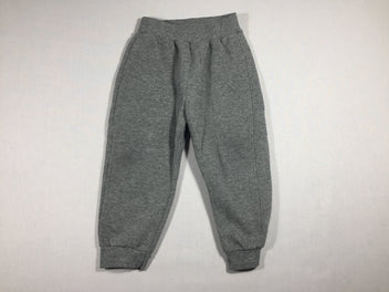 Pantalon molleton gris foncé - légèrement bouloché