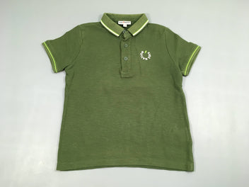 Polo m.c vert chiné