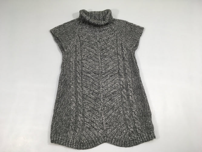 Robe pull m.c gris chiné, moins cher chez Petit Kiwi