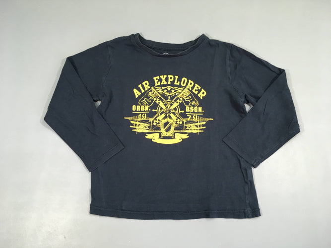 T-shirt m.l bleu marine Air Explorer, moins cher chez Petit Kiwi