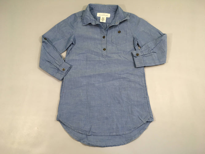 Robe m.l chemise denim, moins cher chez Petit Kiwi