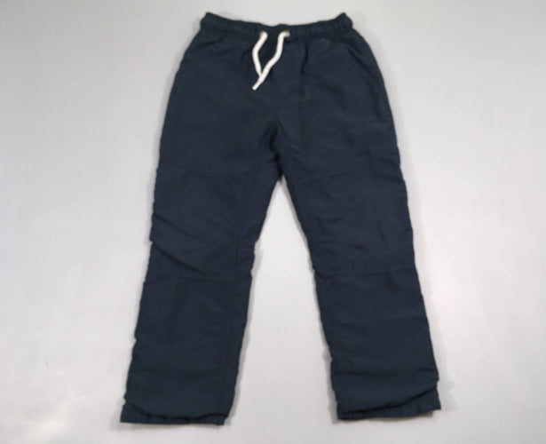 Pantalon bleu marine doublé polar, moins cher chez Petit Kiwi