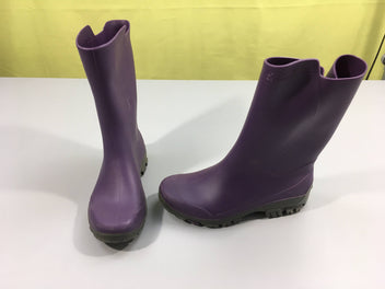 Bottes de pluie mauves Solognac 33-34