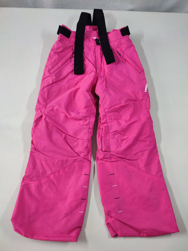 Pantalon de ski rose bretelles